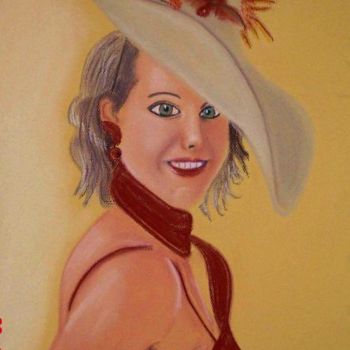 Painting titled "BEAUTE  FEMININE" by Colette Rhode, Original Artwork