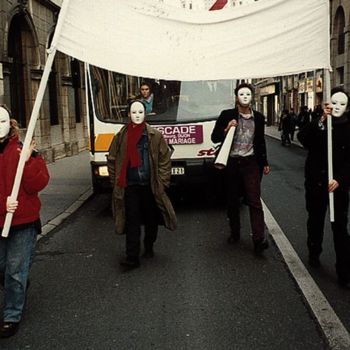 Installazione intitolato "la manifestation si…" da Collectif Ubu, Opera d'arte originale