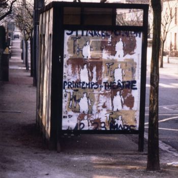 Installation titled "printemps du théâtre" by Collectif Ubu, Original Artwork