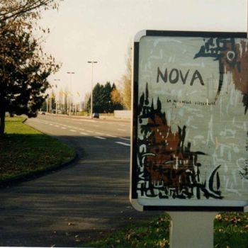 「nova」というタイトルのインストール Collectif Ubuによって, オリジナルのアートワーク