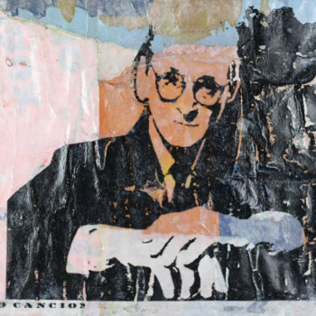 Collages titled "Recuerdo /PUGLIESE" by Collection Tango, Original Artwork, Collages Mounted on Wood Stretcher frame