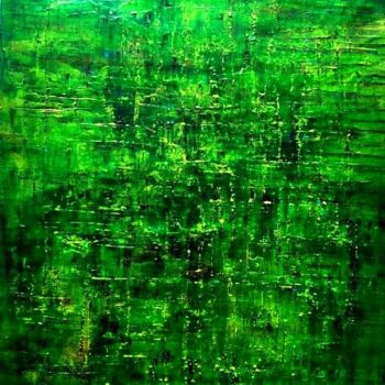 Pittura intitolato "GREEN BOTANY" da Cologne Art Project, Opera d'arte originale, Acrilico