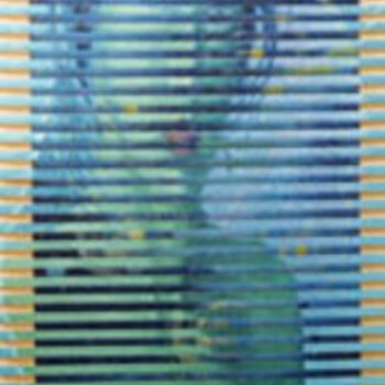 Pittura intitolato "dietro la finestra" da Colore, Opera d'arte originale