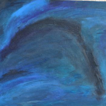 Pittura intitolato "colormove bleu5" da Ibe Ibe, Opera d'arte originale
