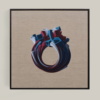 Картина под названием "4" - Colton Noordam, Подлинное произведение искусства, Масло