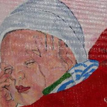 Pittura intitolato "baby" da Lisa De Coninck-Matitaputty, Opera d'arte originale