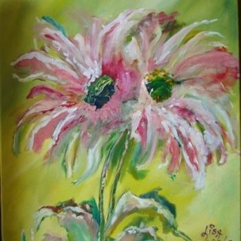 Peinture intitulée "bloem2.JPG" par Lisa De Coninck-Matitaputty, Œuvre d'art originale