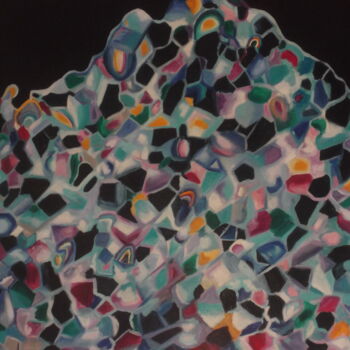 Pittura intitolato "Goccia di ghiaccio" da Connie Sciacca, Opera d'arte originale