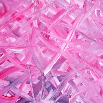 Peinture intitulée "pink medley" par Connie Whelan, Œuvre d'art originale, Acrylique