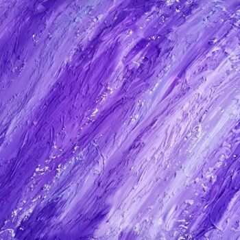 「Purple Waves」というタイトルの絵画 Connie Whelanによって, オリジナルのアートワーク, アクリル