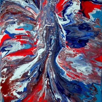 Painting titled "Angel of happiness…" by Conrad Bloemers, Original Artwork, Acrylic