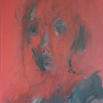 Painting titled "Feminae I" by Constance Robine, Original Artwork, Oil Mounted on Wood Stretcher frame