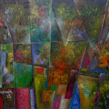 Malerei mit dem Titel "Kaleidoscope. Origi…" von Constantin Galceava, Original-Kunstwerk, Öl