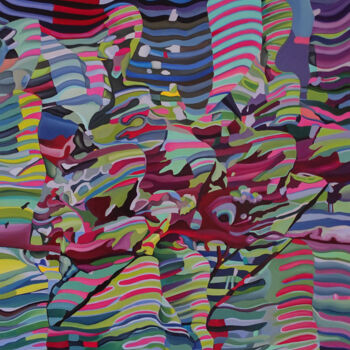 제목이 "Camouflage"인 미술작품 Constantin Roucault로, 원작, 기름