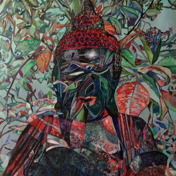 Картина под названием "Arañña" - Constantin Roucault, Подлинное произведение искусства, Масло Установлен на Деревянная рама…
