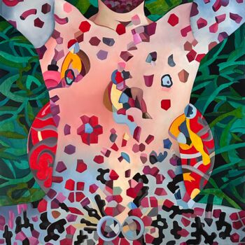 Картина под названием "Invincible" - Constantin Roucault, Подлинное произведение искусства, Масло