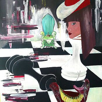 "Checkmate to my Ego" başlıklı Tablo Constantina Seracin tarafından, Orijinal sanat, Akrilik