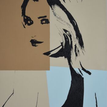 Painting titled "SHE-2" by Constanza Mulder, Original Artwork, Resin