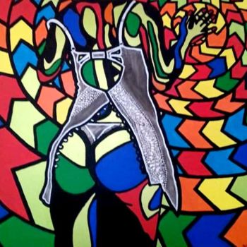 Painting titled "Tourbillon" by Selda, Original Artwork, Acrylic