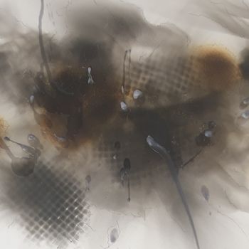 Peinture intitulée "Bougie" par Kusamono, Œuvre d'art originale, Pigments