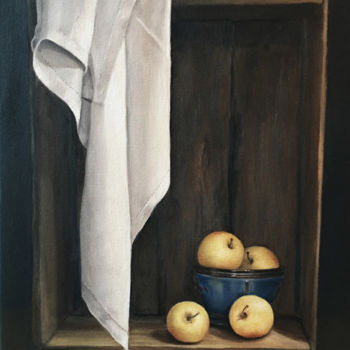 "Golden Apples" başlıklı Tablo Judith Harvey tarafından, Orijinal sanat, Petrol