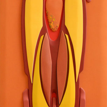 Sculpture intitulée "Totem" par Gaël Chandelier, Œuvre d'art originale