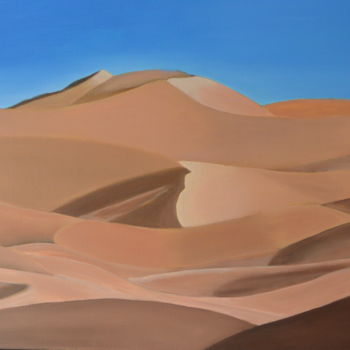 Pintura intitulada "LES DUNES DU SAHARA" por Hubert Jarno, Obras de arte originais, Óleo
