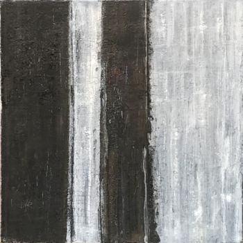 Pintura titulada "De but en blanc" por Paul Carrard, Obra de arte original, Oleo