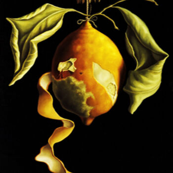 Pittura intitolato "In pesu" da Mario Sepulcre, Opera d'arte originale, Olio