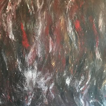 Pittura intitolato "embers" da Greg Powell, Opera d'arte originale, Acquarello