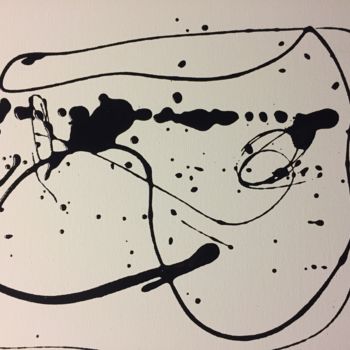 Malerei mit dem Titel "movement 15" von Greg Powell, Original-Kunstwerk, Emaille