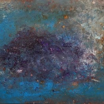 Painting titled "DEEP SPACE" by Rick Smith, Original Artwork, Acrylic Mounted on Wood Stretcher frame