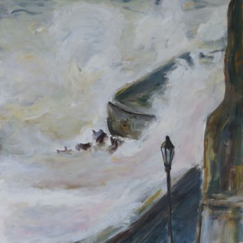 Schilderij getiteld "la-tempete.jpg" door Jjpodetti, Origineel Kunstwerk, Acryl