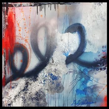 Pittura intitolato "Abstrait 002" da Marie-Laure D'Orso, Opera d'arte originale, Acrilico