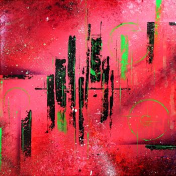 Картина под названием "Monolithes IV" - Tristan Wendlinger, Подлинное произведение искусства, Акрил