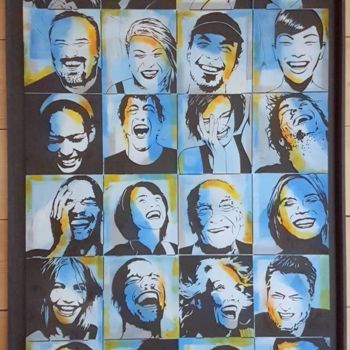 Sculpture titled "" WE, LAUGHING "" by Yann Hervis, Original Artwork, Other