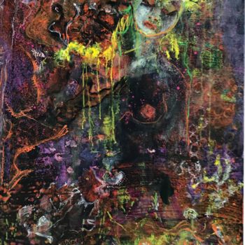 Pittura intitolato "Kali" da Adélaïde Andreu Leferme, Opera d'arte originale, Acrilico Montato su Telaio per barella in legno