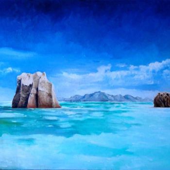 Pintura titulada "Arrecifes" por Enric Torrens Pérez, Obra de arte original