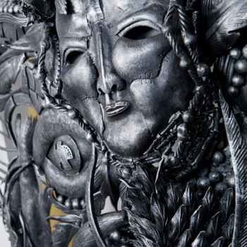Γλυπτική με τίτλο "Mask of Winter Queen" από Alex Tikhonov, Αυθεντικά έργα τέχνης
