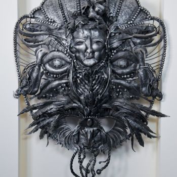 Γλυπτική με τίτλο "Mask of Winter Queen" από Alex Tikhonov, Αυθεντικά έργα τέχνης