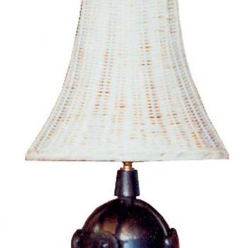 Design intitolato "wicker table lamp" da Mark Spurgeon, Opera d'arte originale