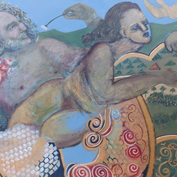 Pittura intitolato "Mon RÊVE" da Cony Shesson, Opera d'arte originale, Acrilico
