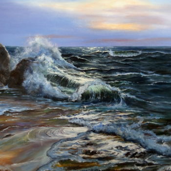 Картина под названием "Sea Dreams" - Мария Алешечкина, Подлинное произведение искусства, Масло