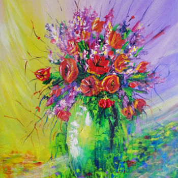 绘画 标题为“Spring:dwelt:in my…” 由Valerie Kraplia, 原创艺术品, 丙烯