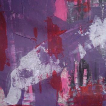Peinture intitulée "violet" par Monique Copolata, Œuvre d'art originale, Acrylique