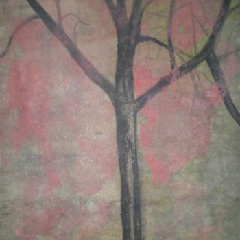 Peinture intitulée "arbre n° 3" par Monique Copolata, Œuvre d'art originale