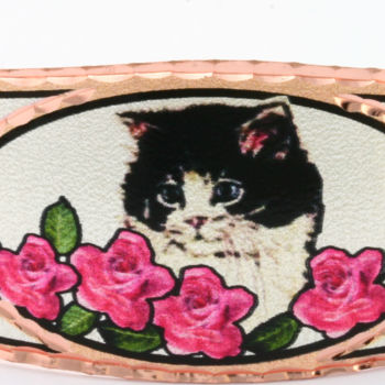 Artesanía titulada "Cat Bracelets" por Jenn Webb, Obra de arte original, Joyas