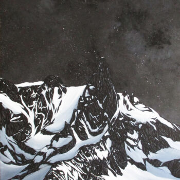Pittura intitolato "The shadow" da Coralie Huon, Opera d'arte originale, Acrilico