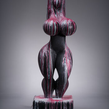 Escultura titulada "Nymphe" por Corbello, Obra de arte original, Hormigón celular