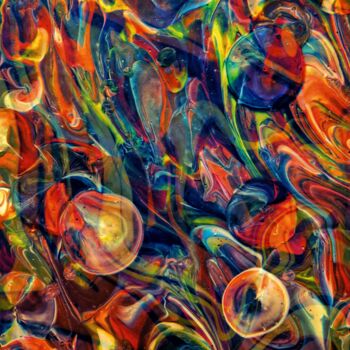Painting titled "Bubble" by Corey Ribotsky, Original Artwork, Acrylic